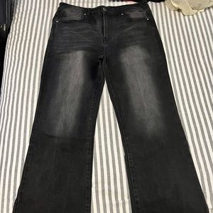 Risen black jeans